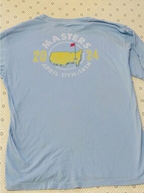 Masters Light Blue Cotton Tee
